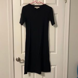 Petite XS Loft Midi black dress